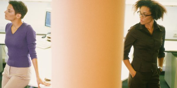 Angry Businesswomen in Office --- Image by © A. Inden/Corbis