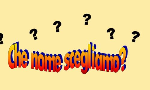scelta nome